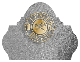 DARAY L 418 SH SL Fire Department Shimmer Silver Background